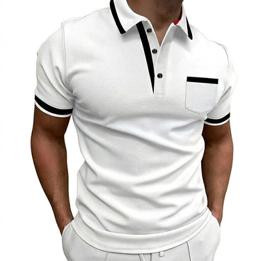 Camisa Polo Masculina Slim Fit com Detalhes em Contraste 1