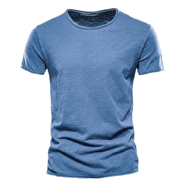 Camiseta Masculina Gola Careca com Textura Slub 1