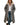 Casaco Puffer Longo Feminino com Capuz e Forro de Fleece 4