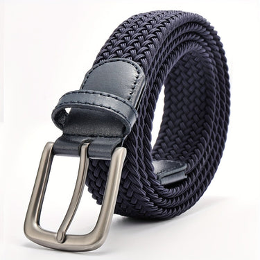 Cinto Trançado Masculino com Fivela Quadrada 1