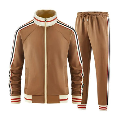 Conjunto de Agasalho Masculino com Detalhes em Listras 1