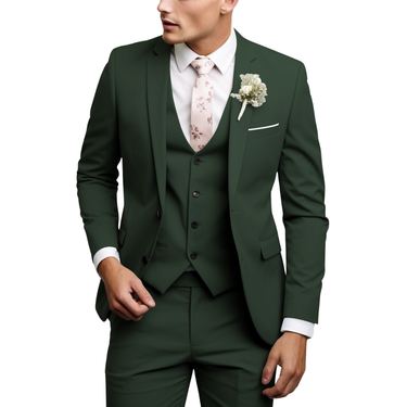 Conjunto de Terno Masculino de Três Peças com Blazer, Colete e Calça 6