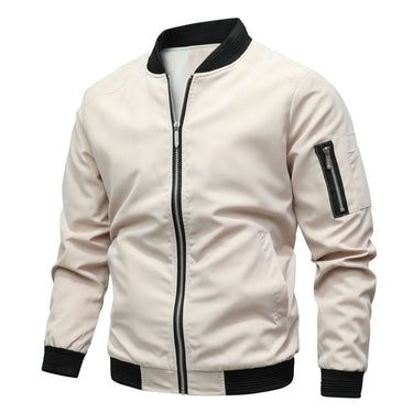 Jaqueta Bomber Masculina com Bolso com Zíper na Manga 1