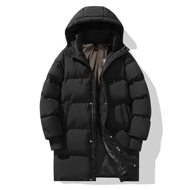 Jaqueta Puffer Longa Feminina com Capuz 6