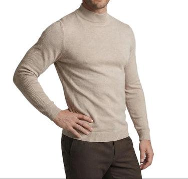 Suéter Masculino de Tricô com Gola Alta e Manga Longa 1