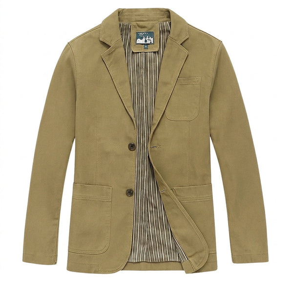 Blazer Masculino com Botões Frontais e Bolsos Aplicados 2