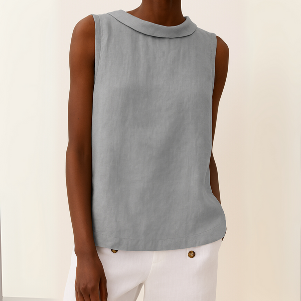 Blusa Feminina Sem Mangas com Gola Alta 2