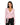 Blusa Transpassada Feminina com Detalhe em Renda e Amarração Lateral 1