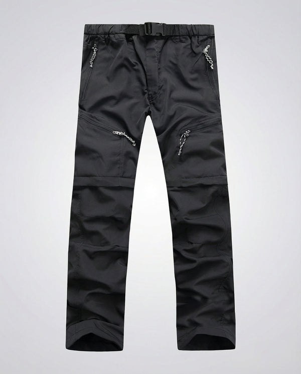Calça Cargo Masculina Conversível com Cinto Ajustável 2