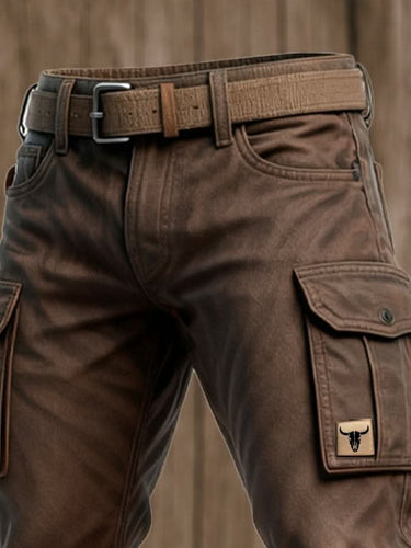 Calça Cargo Utilitária Masculina com Cinto 4