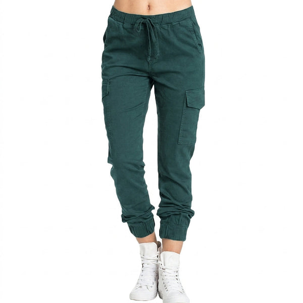 Calça Jogger Cargo Feminina com Cintura com Cordão 1