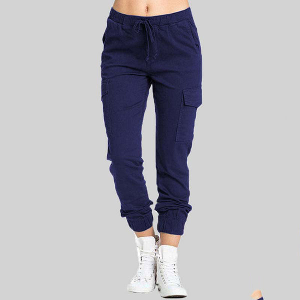 Calça Jogger Cargo Feminina com Cintura com Cordão 2