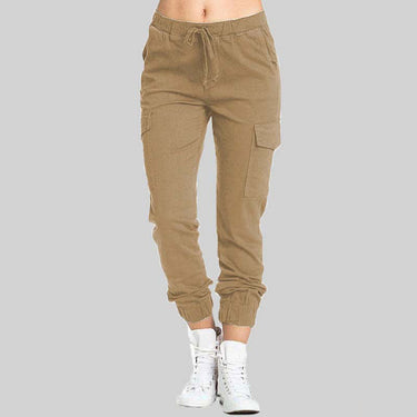 Calça Jogger Cargo Feminina com Cintura com Cordão 4