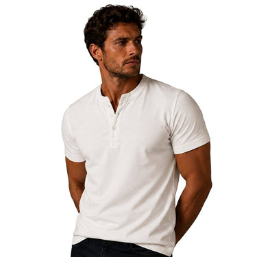 Camisa Henley Masculina com Carcela de Três Botões 3
