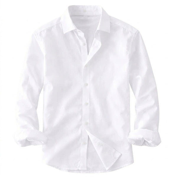 Camisa Masculina de Manga Comprida com Botões 1