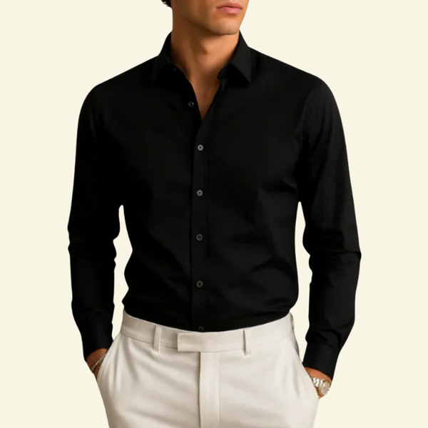 Camisa Masculina de Manga Comprida com Botões 2
