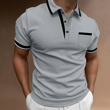 Camisa Polo Masculina Slim Fit com Detalhes em Contraste 3