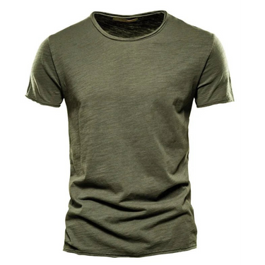 Camiseta Masculina Gola Careca com Textura Slub 3