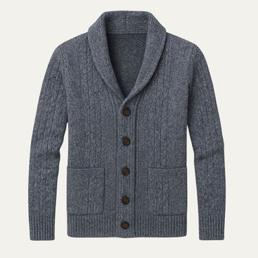 Cardigan Masculino de Tricô com Gola Xale 2