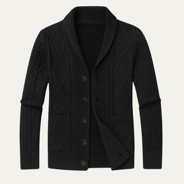 Cardigan Masculino de Tricô com Gola Xale 3