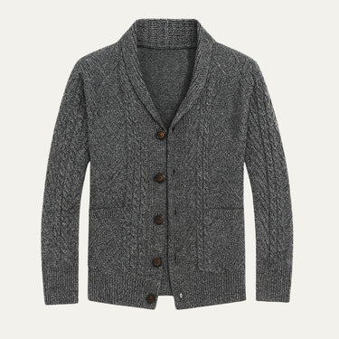 Cardigan Masculino de Tricô com Gola Xale 4