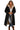 Casaco Puffer Longo Feminino com Capuz e Forro de Fleece 1