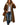 Casaco Puffer Longo Feminino com Capuz e Forro de Fleece 6