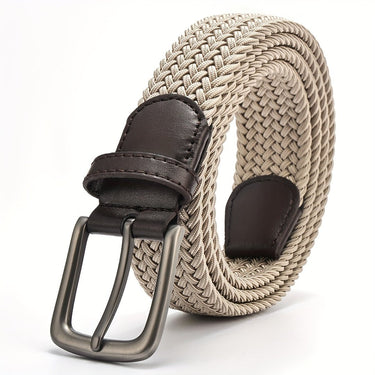 Cinto Trançado Masculino com Fivela Quadrada 3