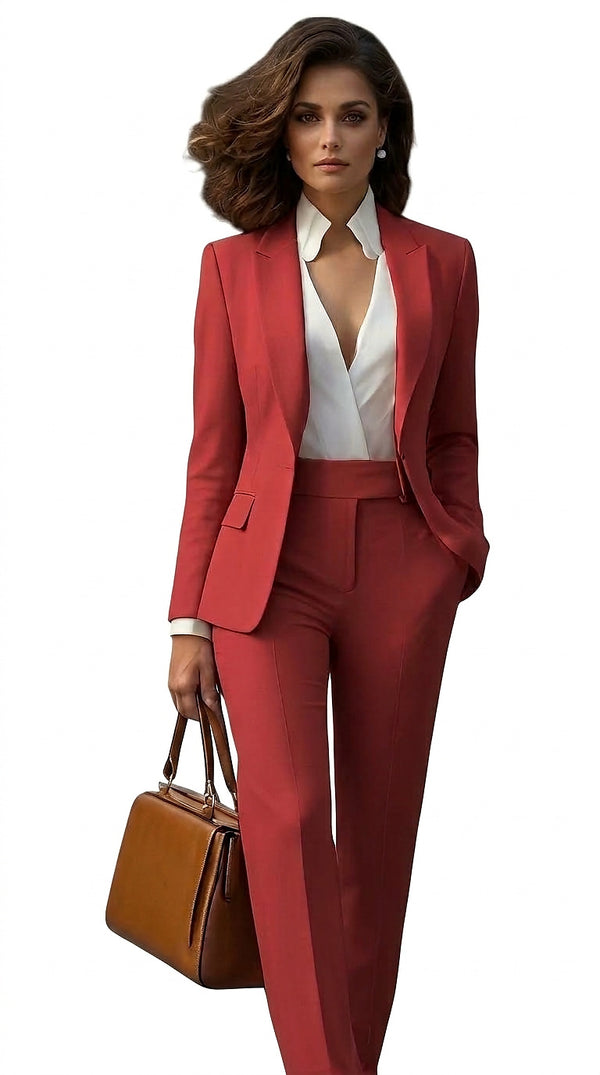 Conjunto Feminino de Blazer e Calça Reta 1