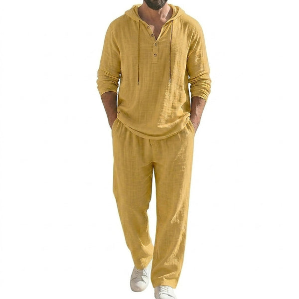 Conjunto Masculino de Moletom com Capuz e Calça 1