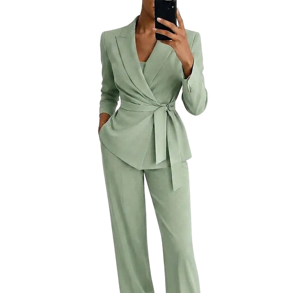 Conjunto de Blazer e Calça Feminino 1