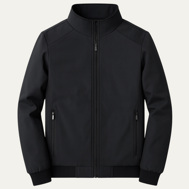 Jaqueta Bomber Masculina com Gola Alta e Forro de Fleece 3