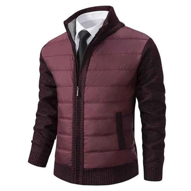 Jaqueta Masculina Híbrida de Tricô Acolchoada 3