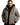 Jaqueta Puffer Masculina Acolchoada com Capuz e Bolsos com Zíper 2