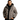 Jaqueta Puffer Masculina Acolchoada com Capuz e Bolsos com Zíper 2