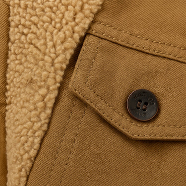 Jaqueta Utilitária Masculina com Forro de Fleece e Fechamento por Botões 3