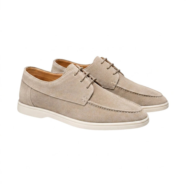 Mocassim Masculino de Camurça com Cadarço 1