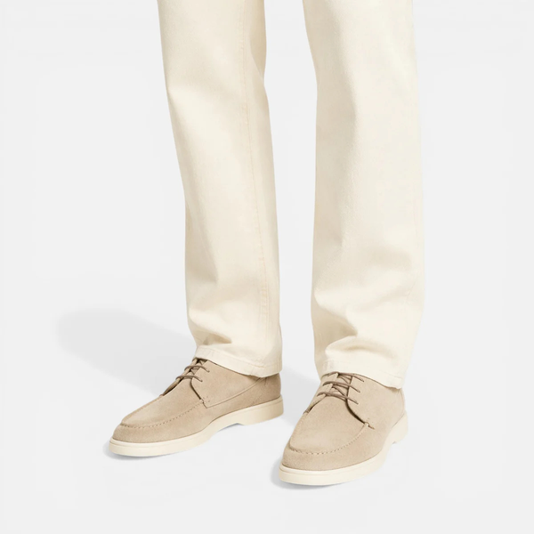 Mocassim Masculino de Camurça com Cadarço 2