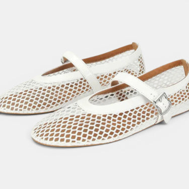 Sapatilhas Mary Jane de Mesh Femininas com Fivela 2